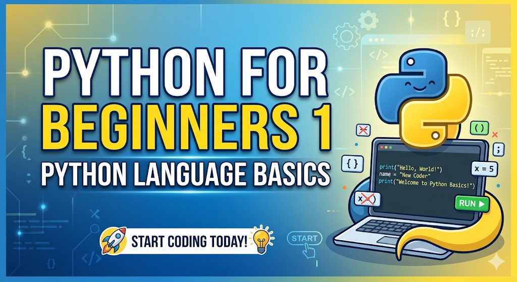 Python for Beginners 1 - Python Language Basics